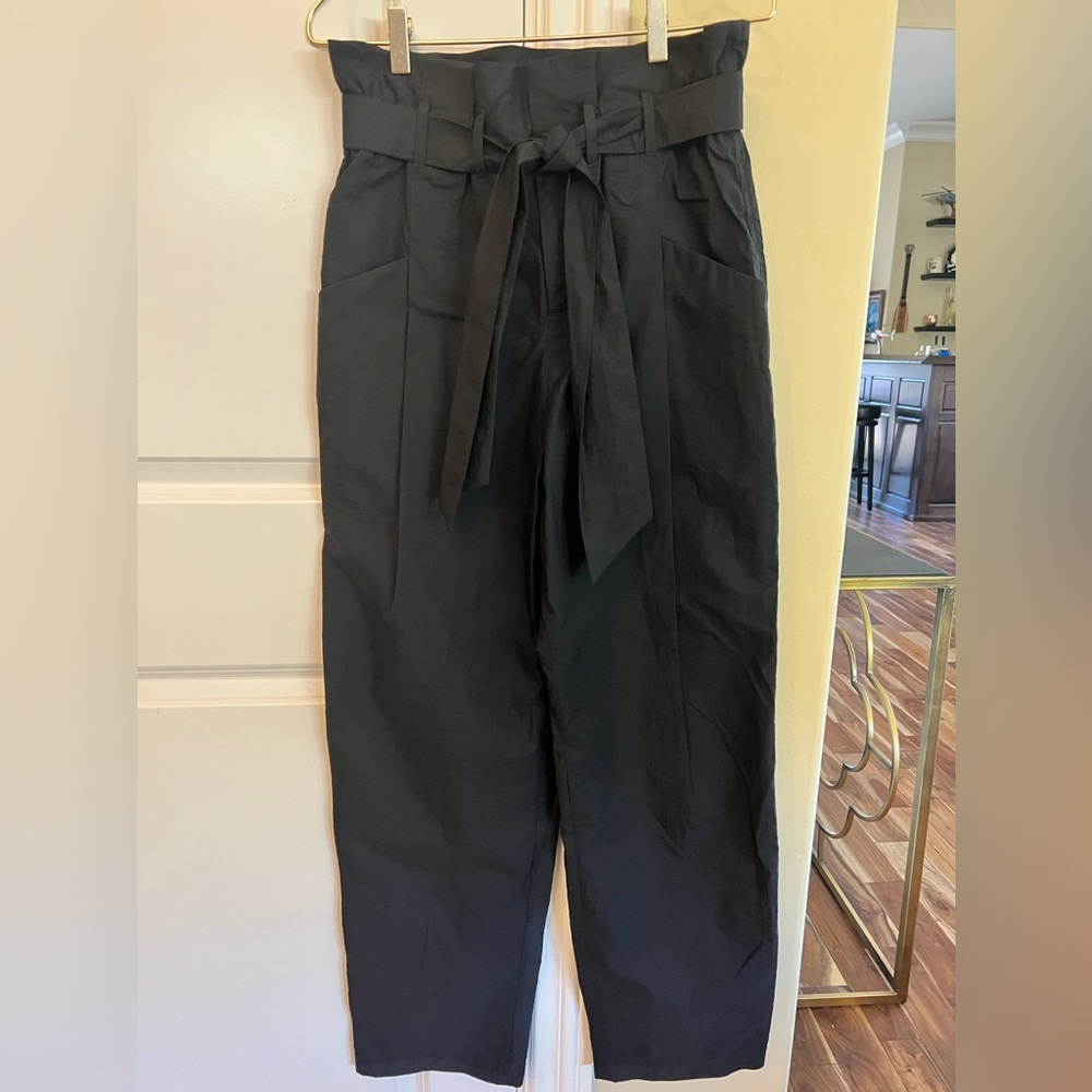 Brunello Cucinelli cotton paper bag waist trousers